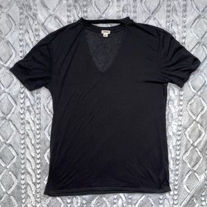 Garage Black Choker Tee